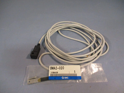 SMC D-G5P Autoswitch Sensor w/ BMA2-020 Cylinder Clamp