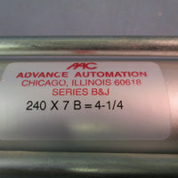 ADVANCE AUTOMATION AIR CYLINDER 240X7B41/4 / 240X7B414