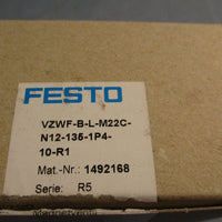 FESTO 1492168 Solenoid Valve VZWFBLM22CN121351P410R1 (DIAPHRAGM VALVE)