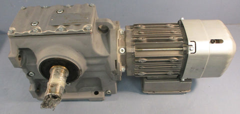 Sew Eurodrive S67DRS71M4BE1HF Gearmotor 190.11:1 Ratio 0.75HP 13/8" Shaft Dia