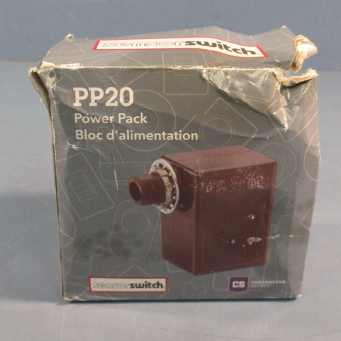 Sensor Switch PP20 2 Pole Power Pack Relay Circuit Protection 120/277 VAC