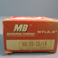 MB Manufacturing Ball Bearing Insert NYLAK MB2515/16 Lot of Seven 15/16 IN