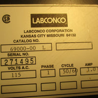 Labconco 6900000 L Fume Hood Absorber 115 VAC 1 Phase 1A 50/60Hz