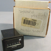 Redington Hour Meter, Analog Readout 7220002 90/240VAC / 5060HZ .6W