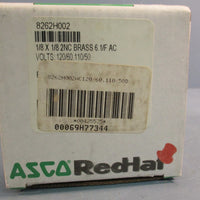 ASCO 8262H002 Solenoid Shutoff Valve w/ Coil MPC080 120V 1/8” NPT