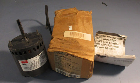 Dayton 3M563D Electric Motor 1550RPM 1/40HP 115V 60Hz 1.0A 5/16" Shaft Dia