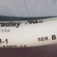 Allen Bradley 889DF8AB1 Ser B QD Cordset Bulletin 889D DC Micro 1 Meter Long
