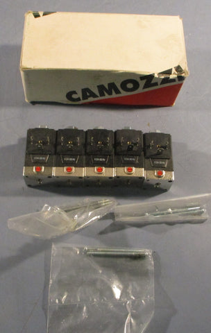 Camozzi 600457 Fixed Interface Valve 600457A6B 12VA 24V (Lot of 5)