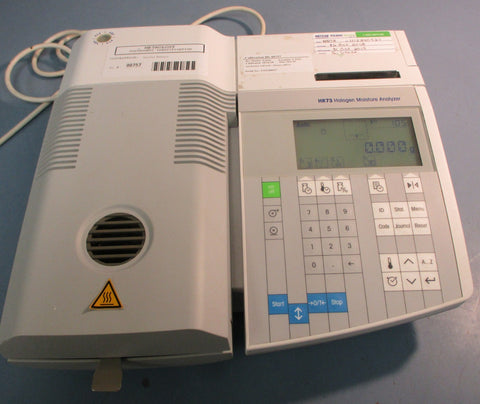 Mettler Toledo HR73 Halogen Moisture Analyzer w/ Power Cord 100120/200240V