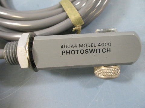 Photoswitch 40CA4 Model 4000 Photoelectric Sensor - Used