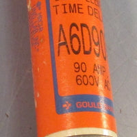 Gould Shawmut A6D90R Time Delay Fuse 90A 600V AC Dual Element