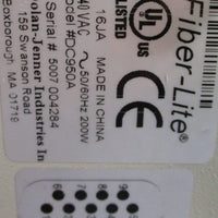 Dolan Jenner Ind DC950 Fiber Lite DC Regulated Illuminator Light not Working