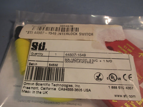 Omron STI MA15DP21CC Noncontact Magnetic Switch 445071549