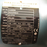 Baldor VUHM3538 Industrial Motor 0.5Hp/.37KW 1740 Rpm 3Ph 60Hz 56C TEFC 230/460V