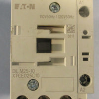 Eaton DILM2510 Contactor XTCE025C 110/120V 50/60Hz 11kW/400VAC