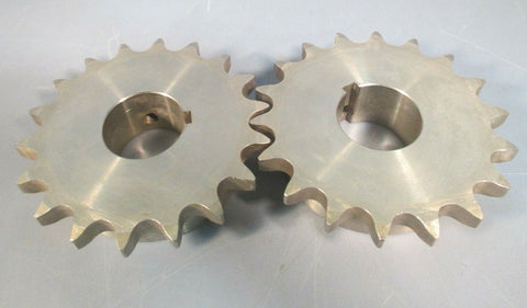 Sprocket 1/4" 18 Teeth, Lot of Two 50L18SS1