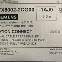 Siemens 6FX8002-2CG00-1AJ0 Power Cable Preassembled Motion-Connect 8m Long