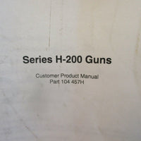 Nordson Series H200 Guns Customer Product Manual Part 104 457H