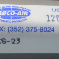 FabcoAir GCS23 Air Cylinder 11/2" Bore 31/4" Stroke Single Rod Fabco Air