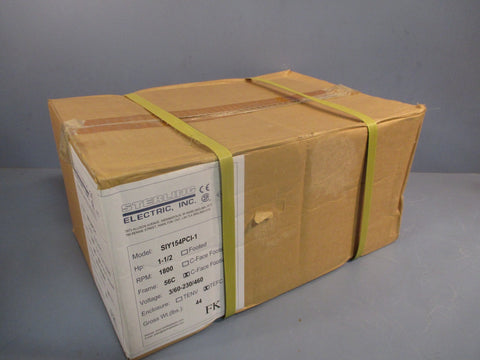 STERLING ELECTRIC, INC AC MOTOR  11/2HP 1800 56C TEFC 3/60/230/460 SIY154PCI1