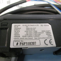 KEYENCE 1030 VDC Output Amplifier, Sensor CCD Laser Micrometer, Analog IG1000