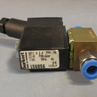 Burkert 6011 A 2,4 FPM MS G1/8 PN06bar 110V Air Gas CO2 Regulator Valve