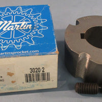 Martin 3020 2 Taper Lock Bushing 2" Bore 1/2" x 1/4" Keyway Steel
