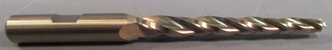 Weldon 1.5° Tapered End Mills T1X6L2 3/16" DIA 3/8" SHK 21/4" LOC USA
