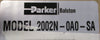 Parker Balston 2002N-0A0-SA Filter .60 Liter Cap. 250psig Max 100-12-SA Element