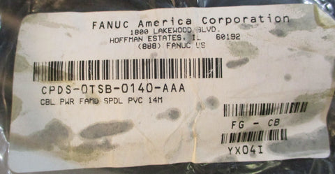 Fanuc CPDS0TSB0140AAA Power Cable 50C150C 600V 14m Long
