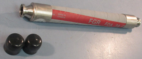 SaniTech FGR FDA 3A Transfer Hose Class III 113/4" Length W/ E141246 Stem