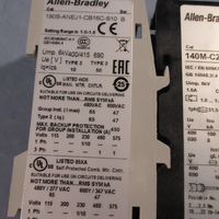 ALLEN-BRADLEY ECONOMY STARTER W/CIRCUIT-BREAKER 190S-ANEJ1-CB16C-S10