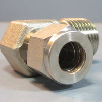 Swagelok SS60028 Stainless 90 Degree Union 3/8" Tube 1/2" MNPT NWOB