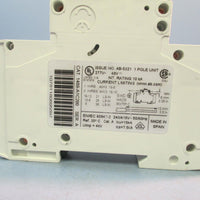 Allen Bradley Circuit Breaker 1489A1C200 20 Amp 277 Volt Single Pole Unit