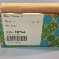 PHOENIX CONTACT RAD-IN-8D / 2867144 8 CHANNEL DIGITAL INPUT MODULE 12-30VDC