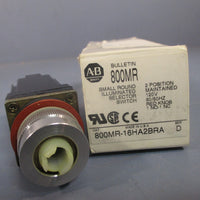 Allen Bradley Small Round Illuminated Selector Switch Ser. D 800MR16HA2BRA