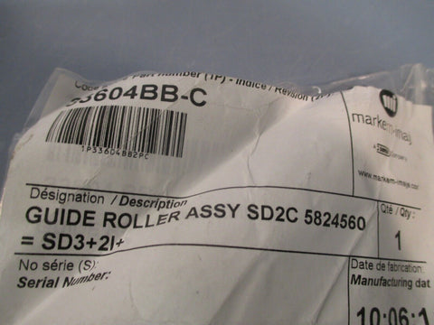 Markem Guide Roller Assembly 33604.BB-C 3.53" Long