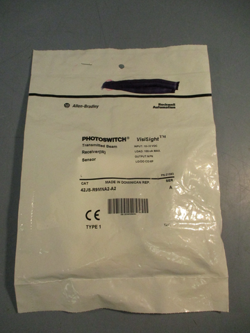 ALLEN BRADLEY VisiSight 42JS-R9MNA2-A2 PHOTOSWITCH SENSOR SERIES A 10-30VDC