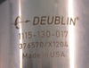 Deublin 1115-130-017 High Speed Rotary Union 5/8" UNF LH, 1/4" NPT 10 bar Max