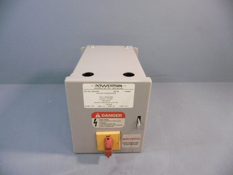 Powertran Auxiliary Power Source ESLD300 300 VA 1 Phase Used