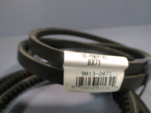 Lot of (2) Gates BX71 TriPower Notched Vbelt 90132071
