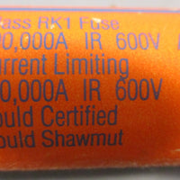 Gould Shawmut A6D90R Time Delay Fuse 90A 600V AC Dual Element