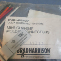Brad Harrison MiniChange Molded Connectors 41313 NEW LOT OF 2
