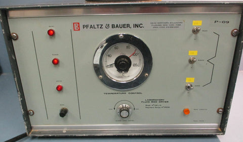Pfaltz & Bauer FBD L70 Laboratory Fluid Bed Dryer 120V 1800W 60Hz 1PH
