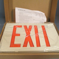 Thomas Betts EmergiLite Steel Exit Sign Red LED Cat No LWSNX14R