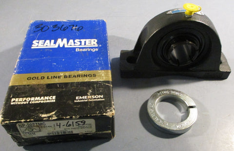 Sealmaster NP-207TMC 2-Bolt Pillow Block Bearing 35mm Bore NP207TMC
