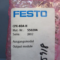 Festo CPX8DAH Output Module Serie: J802 New
