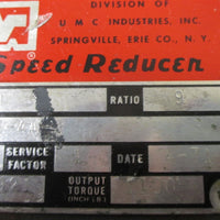 Winsmith 5MCT Gear Reducer 9:1 Ratio 3.92 HP 1800 Rpm Used