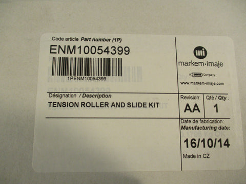 Markem Imaje ENM10054399 Tension Roller And Slide Kit Rev AA NIB