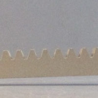 Rovema 1.010.04.2.059.01 Gear Rack, 23/32" Face W, 161/2" L, 13/16" THK, Offset
